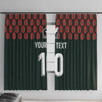 Custom Mexican Football Jersey Special Edition 2024 Window Curtain - Wonder Print Shop