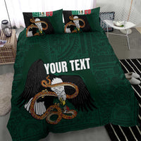 Personalized Mexican Culture Bedding Set Aztec Spirit Mexico with Eagle Emblem and Maya Ancient - Wonder Print Shop
