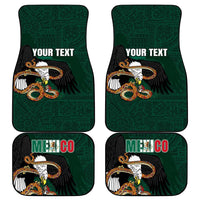 Personalized Mexican Culture Car Mats Aztec Spirit Mexico with Eagle Emblem and Maya Ancient - Wonder Print Shop