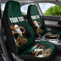 Personalized Mexican Culture Car Seat Cover Aztec Spirit Mexico with Eagle Emblem and Maya Ancient - Wonder Print Shop