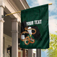 Personalized Mexican Culture Garden Flag Aztec Spirit Mexico with Eagle Emblem and Maya Ancient - Wonder Print Shop
