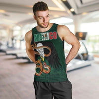 Personalized Mexican Culture Men Tank Top Aztec Spirit Mexico with Eagle Emblem and Maya Ancient - Wonder Print Shop