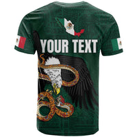 Personalized Mexican Culture T Shirt Aztec Spirit Mexico with Eagle Emblem and Maya Ancient - Wonder Print Shop