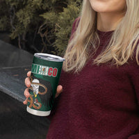 Personalized Mexican Culture Tumbler Cup Aztec Spirit Mexico with Eagle Emblem and Maya Ancient - Wonder Print Shop