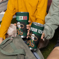 Personalized Mexican Culture Tumbler Cup Aztec Spirit Mexico with Eagle Emblem and Maya Ancient - Wonder Print Shop