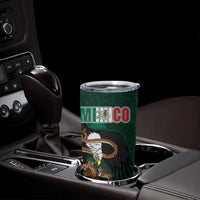 Personalized Mexican Culture Tumbler Cup Aztec Spirit Mexico with Eagle Emblem and Maya Ancient - Wonder Print Shop