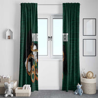 Personalized Mexican Culture Window Curtain Aztec Spirit Mexico with Eagle Emblem and Maya Ancient - Wonder Print Shop