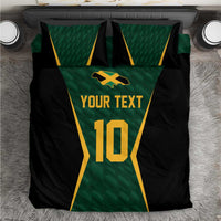 Custom Jamaican Cricket Jersey Special Edition 2024 Bedding Set - Wonder Print Shop