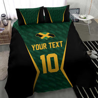 Custom Jamaican Cricket Jersey Special Edition 2024 Bedding Set - Wonder Print Shop