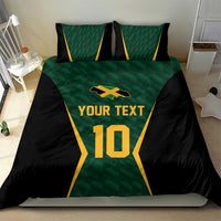 Custom Jamaican Cricket Jersey Special Edition 2024 Bedding Set - Wonder Print Shop