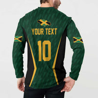 Custom Jamaican Cricket Jersey Special Edition 2024 Button Sweatshirt - Wonder Print Shop