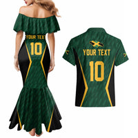 Custom Jamaican Cricket Jersey Special Edition 2024 Couples Matching Mermaid Dress and Hawaiian Shirt - Wonder Print Shop