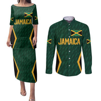 Custom Jamaican Cricket Jersey Special Edition 2024 Couples Matching Puletasi and Long Sleeve Button Shirt - Wonder Print Shop
