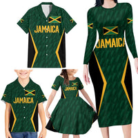 Custom Jamaican Cricket Jersey Special Edition 2024 Family Matching Long Sleeve Bodycon Dress and Hawaiian Shirt - Wonder Print Shop