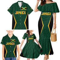 Custom Jamaican Cricket Jersey Special Edition 2024 Family Matching Mermaid Dress and Hawaiian Shirt - Wonder Print Shop