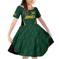 Custom Jamaican Cricket Jersey Special Edition 2024 Family Matching Off Shoulder Short Dress and Hawaiian Shirt - Wonder Print Shop