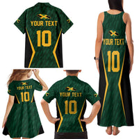 Custom Jamaican Cricket Jersey Special Edition 2024 Family Matching Tank Maxi Dress and Hawaiian Shirt - Wonder Print Shop