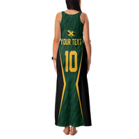 Custom Jamaican Cricket Jersey Special Edition 2024 Family Matching Tank Maxi Dress and Hawaiian Shirt - Wonder Print Shop