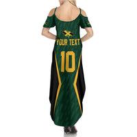 Custom Jamaican Cricket Jersey Special Edition 2024 Summer Maxi Dress - Wonder Print Shop