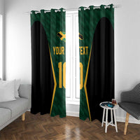 Custom Jamaican Cricket Jersey Special Edition 2024 Window Curtain - Wonder Print Shop