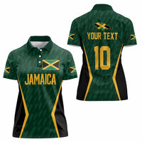 Custom Jamaican Cricket Jersey Special Edition 2024 Women Polo Shirt - Wonder Print Shop