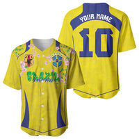 Custom Brazil Mashup Japan Football Cultural Baseball Jersey - Wonder Print Shop