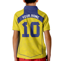 Custom Brazil Mashup Japan Football Cultural Kid Polo Shirt - Wonder Print Shop