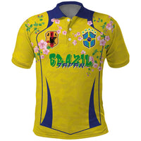 Custom Brazil Mashup Japan Football Cultural Polo Shirt - Wonder Print Shop
