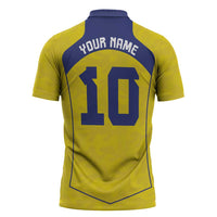 Custom Brazil Mashup Japan Football Cultural Zipper Polo Shirt - Wonder Print Shop