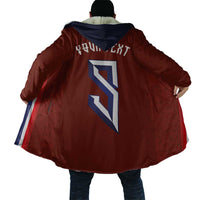 Custom Norwegian Football Cloak Norse Inspired Red Color - Wonder Print Shop