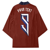 Custom Norwegian Football Kimono Norse Inspired Red Color - Wonder Print Shop
