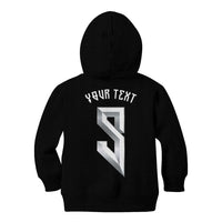 Custom Norwegian Football Kid Hoodie Norse Inspired Black Color - Wonder Print Shop