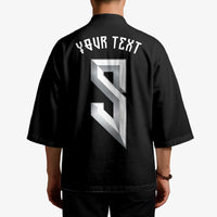 Custom Norwegian Football Kimono Norse Inspired Black Color - Wonder Print Shop