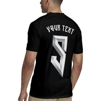 Custom Norwegian Football Rugby Jersey Norse Inspired Black Color - Wonder Print Shop