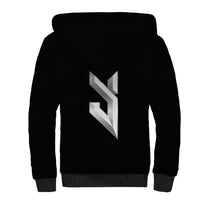 Custom Norwegian Football Sherpa Hoodie Norse Inspired Black Color - Wonder Print Shop