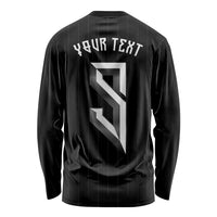 Custom Norwegian Football Long Sleeve Shirt Runic and Nordic Motifs - Wonder Print Shop