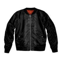 Custom Norwegian Football Sleeve Zip Bomber Jacket Runic and Nordic Motifs - Wonder Print Shop
