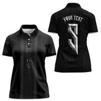 Custom Norwegian Football Women Polo Shirt Runic and Nordic Motifs - Wonder Print Shop