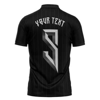 Custom Norwegian Football Zipper Polo Shirt Runic and Nordic Motifs - Wonder Print Shop