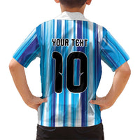 Custom Argentina Football Kid Hawaiian Shirt La Albiceleste 2026 - Wonder Print Shop