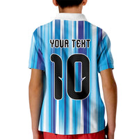 Custom Argentina Football Kid Polo Shirt La Albiceleste 2026 - Wonder Print Shop