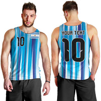 Custom Argentina Football Men Tank Top La Albiceleste 2026 - Wonder Print Shop