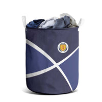 Scotland Football Laundry Basket Tartan Patchwork Pattern Scottish Saltire Flag Style