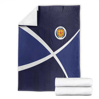 Scotland Football Blanket Tartan Patchwork Pattern Scottish Saltire Flag Style