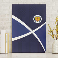 Scotland Football Canvas Wall Art Tartan Patchwork Pattern Scottish Saltire Flag Style