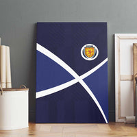 Scotland Football Canvas Wall Art Tartan Patchwork Pattern Scottish Saltire Flag Style