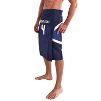 Custom Scotland Football Lavalava Tartan Patchwork Pattern Scottish Saltire Flag Style