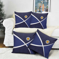 Scotland Football Pillow Cover Tartan Patchwork Pattern Scottish Saltire Flag Style