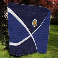 Scotland Football Quilt Tartan Patchwork Pattern Scottish Saltire Flag Style