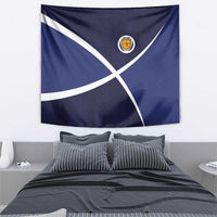 Scotland Football Tapestry Tartan Patchwork Pattern Scottish Saltire Flag Style